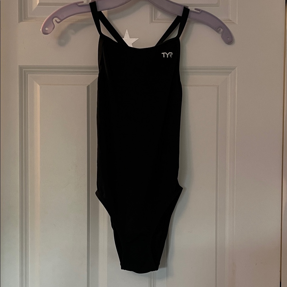 TYR Women's Black Camisole Bodysuit Swimsuit Small